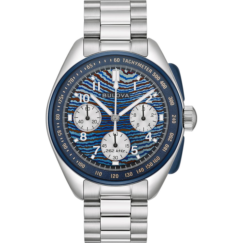 スノーワールド　 World Man Bulova Lunar Pilot 98A329 Lunar Pilot Timascus Limited Edition