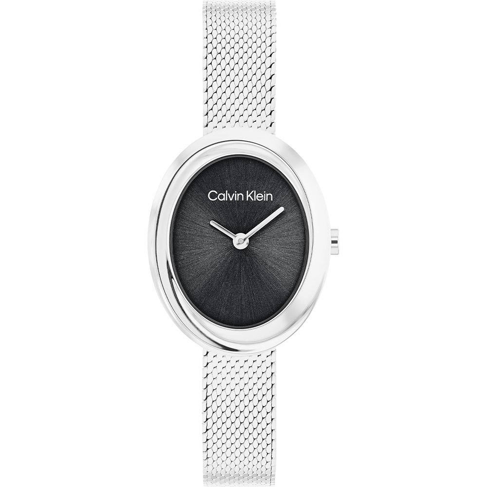 Calvin Klein oval face diver tone watch, Japan quartz movement, stainless back Calvin Klein oval face diver tone watch, Japan quartz  main image 3