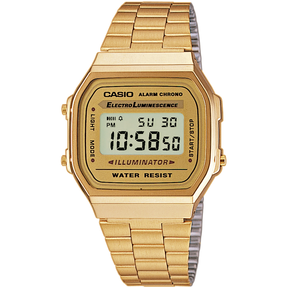 Casio Vintage A168WG-9EF Retro Mirror Watch