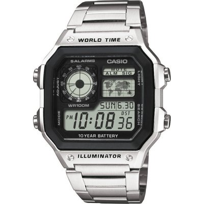 Casio Timeless AE-1200WHD-1AVEF-SC World Time Watch