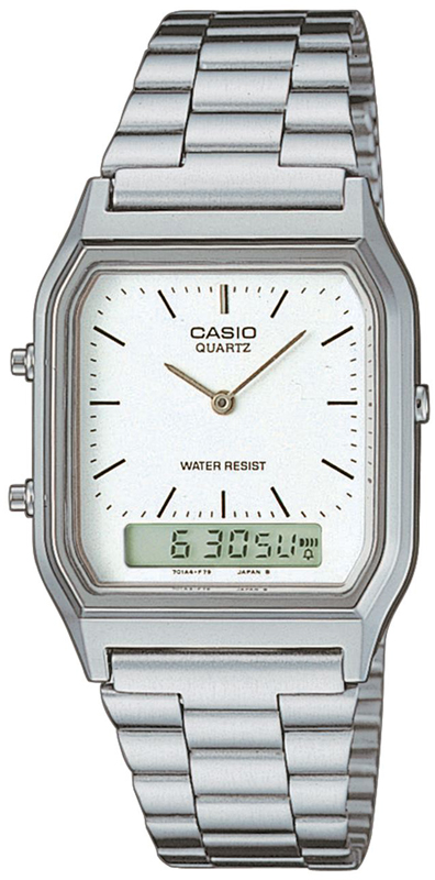Casio Vintage AQ-230A-7DMQYES Vintage Edgy Watch • EAN: 4971850437611 •