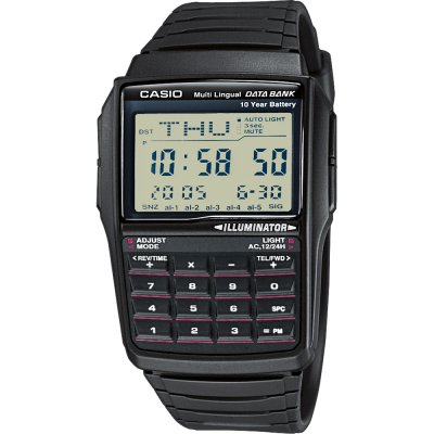 Casio Vintage DBC-32D-1AES Databank Calculator Watch • EAN: 4971850436751 •