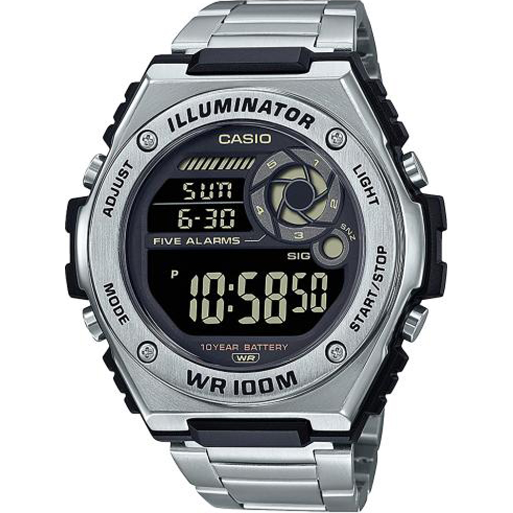 Casio Collection MWD-100HD-1BVEF Digital Youth Watch