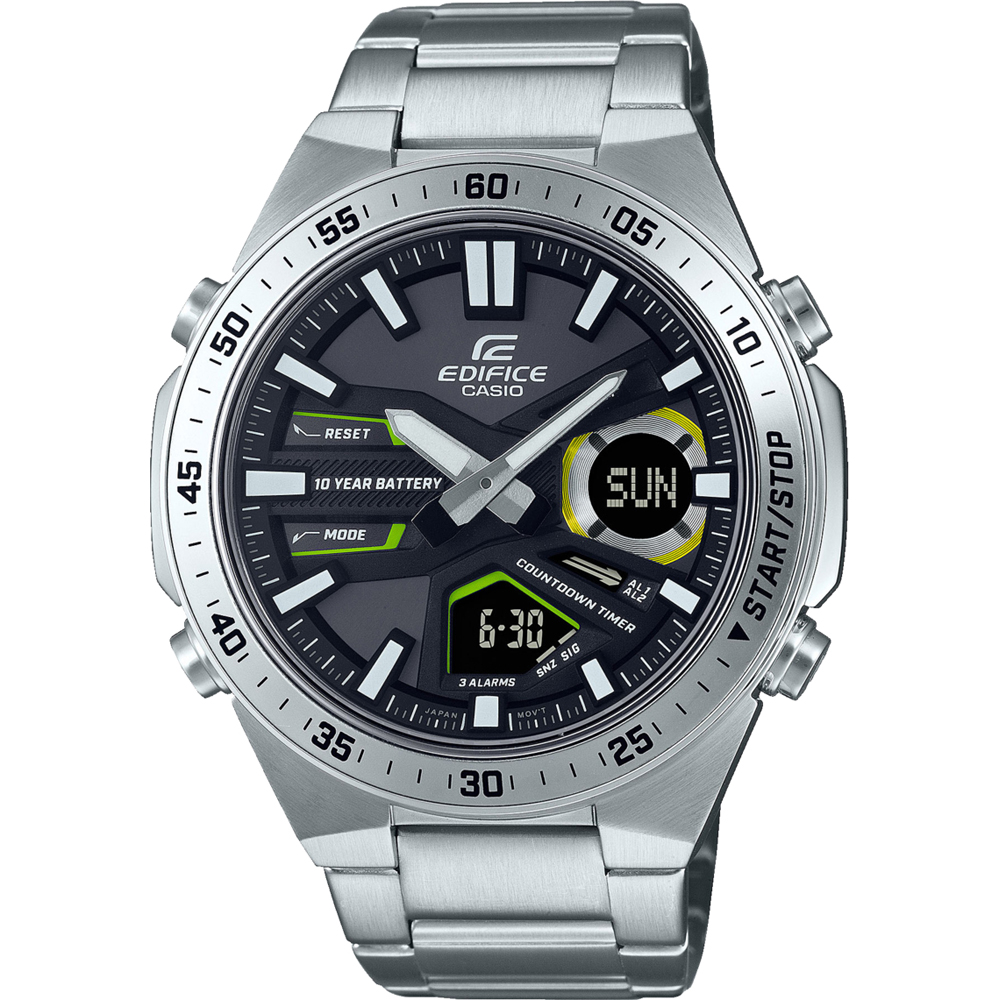 Casio Edifice Classic  EFV-C110D-1A3VEF Ana-Digi Chronograph Watch