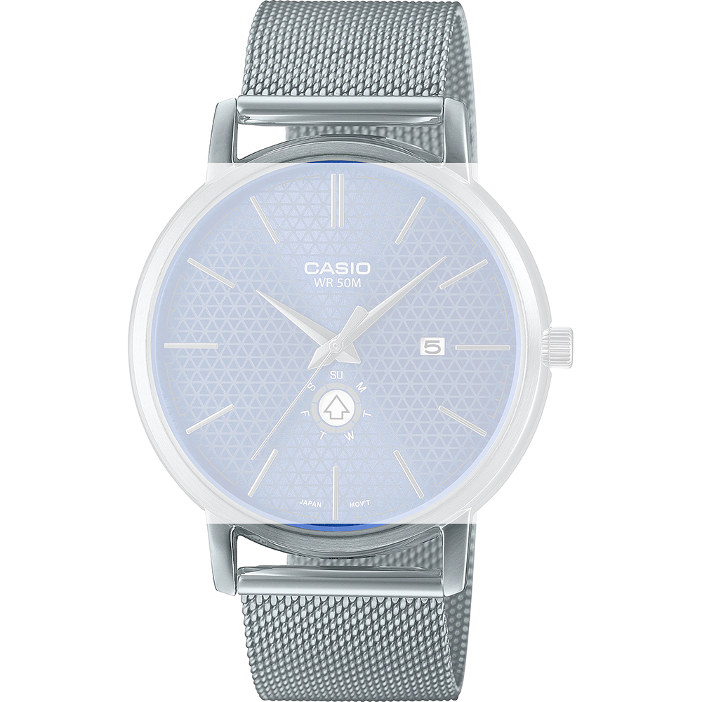 Casio 10642921 Minimalist Analog Day-Date Strap • Official dealer