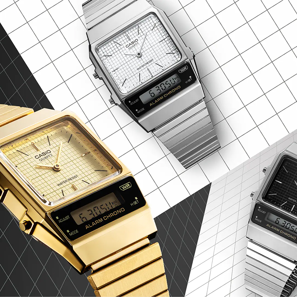 Casio Vintage AQ-800E-7AEF Vintage Edgy Watch • EAN: 4549526326448 •