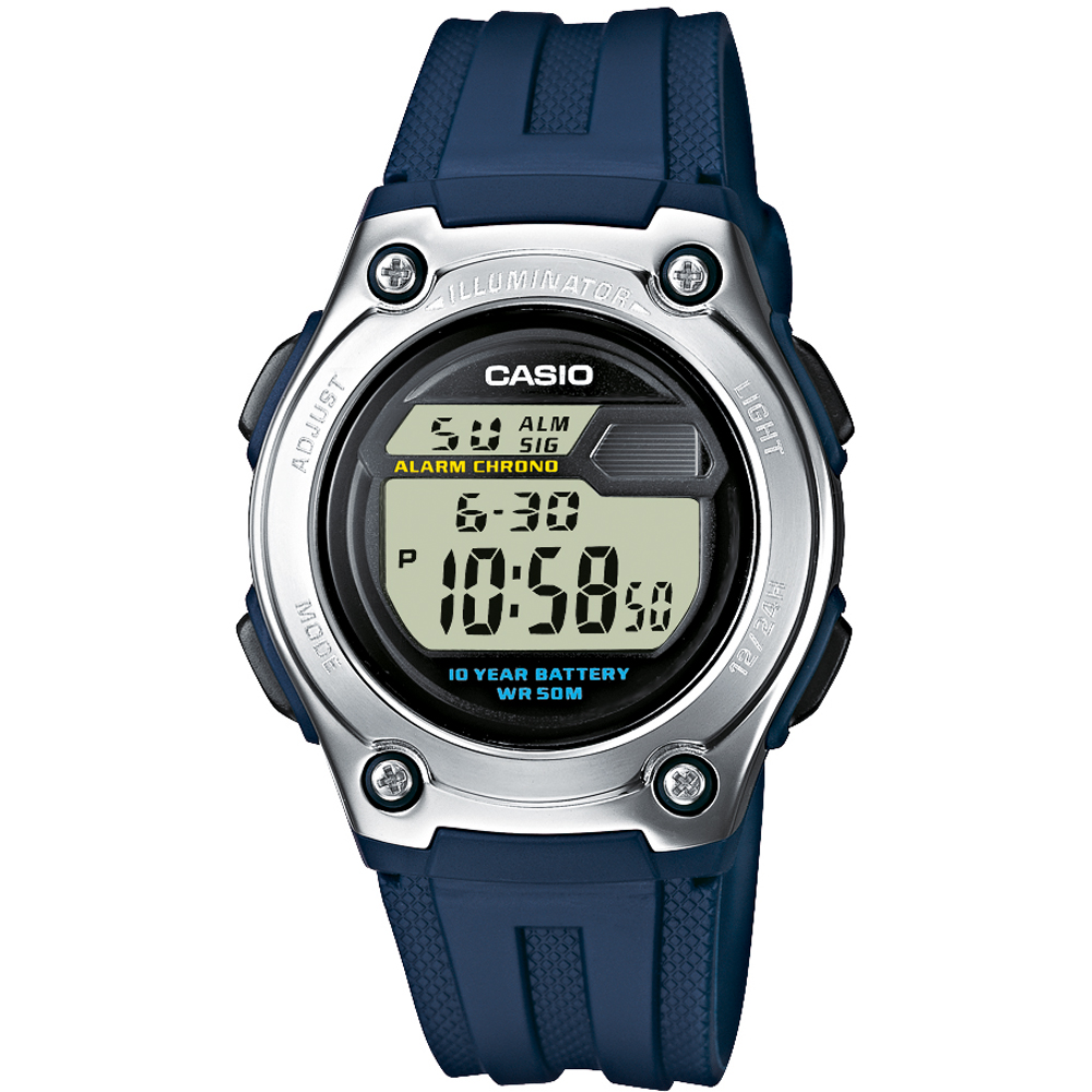 Casio Collection W-211-2AVES Digital Junior Watch
