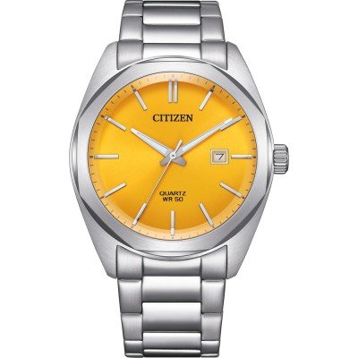 CITIZEN シチズン 海外モデル クオーツ BI5110-54Z イエロー文字