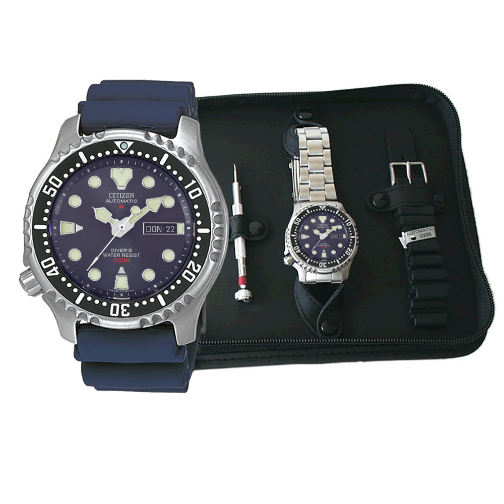 Citizen Marine NY0040-17LEM Promaster Sea Gift Set Watch