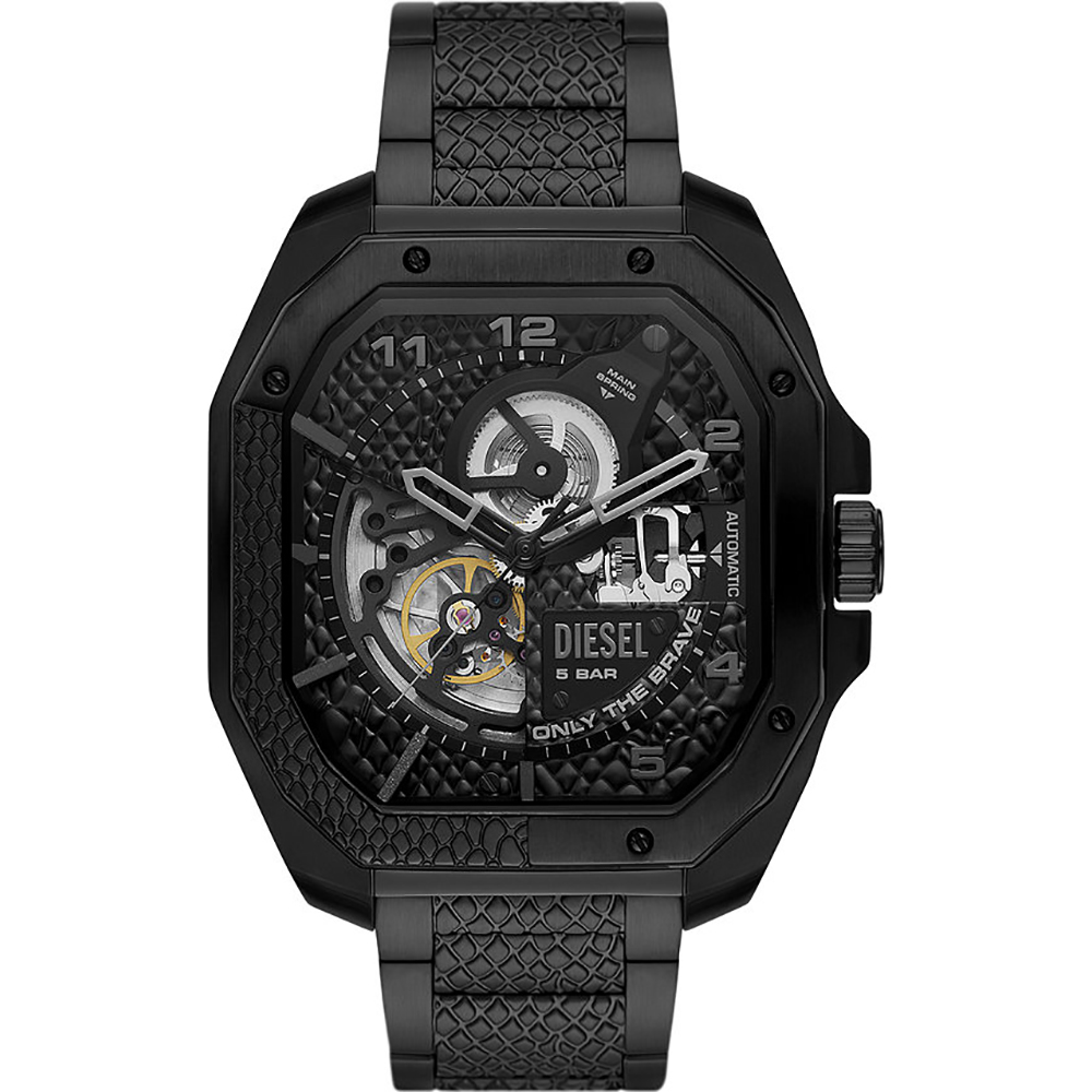 Diesel DZ7472 Flayed - Black Reptilia Watch