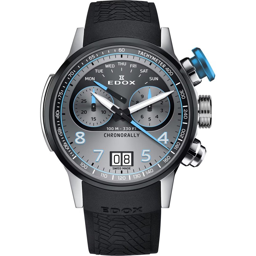 Edox Chronorally 38003-TINBU-GNBU Watch • EAN: 7640428083969