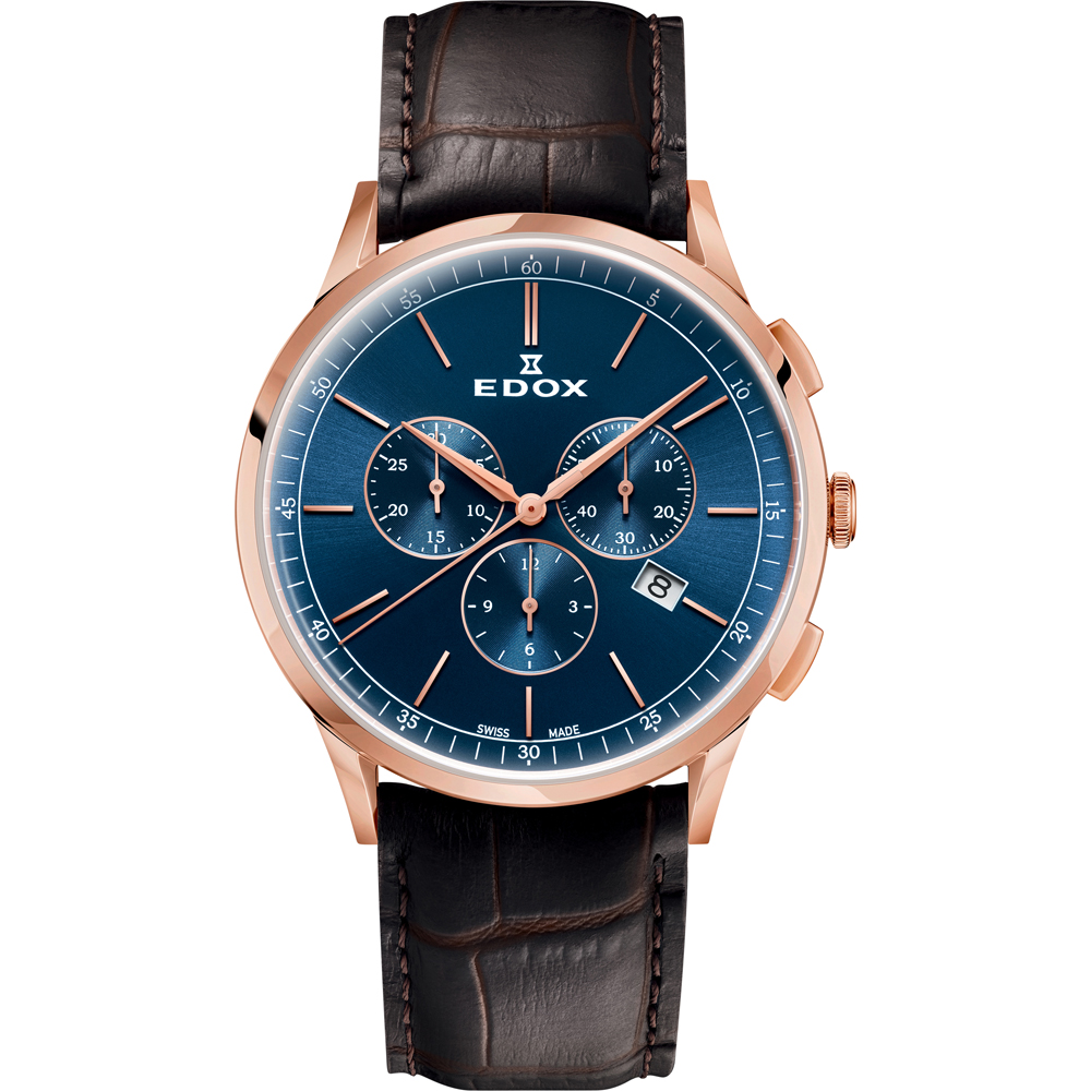 Edox 10236-37RC-BUIR Les Vauberts Watch