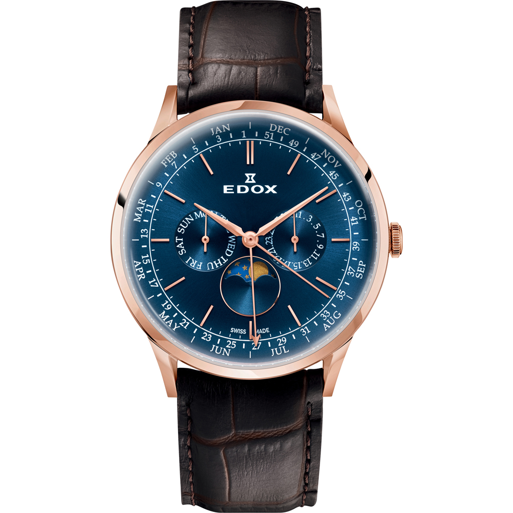 Edox Les Vauberts 40101-37RC-BUIR Watch