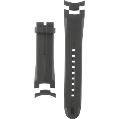 Emporio Armani Men's Quartz Black Leather Strap Black Dial 46mm Watch