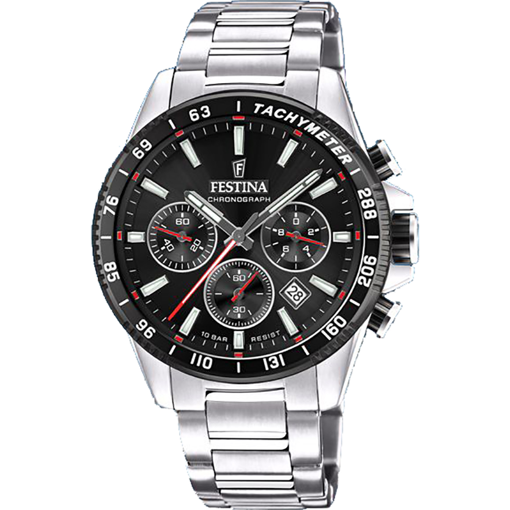 Festina retrograde chronograph watch clearance