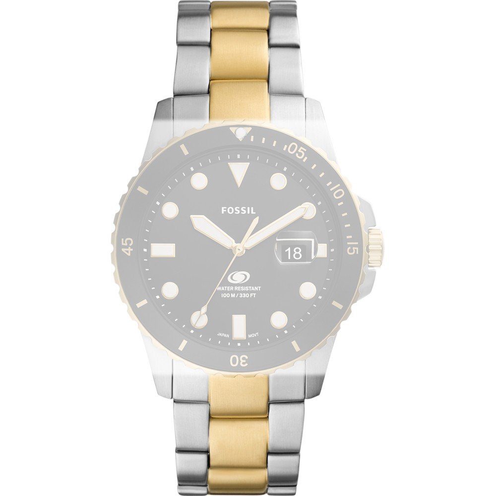 Fossil AFS5951 Blue Strap • Official dealer • hollandwatchgroup.com