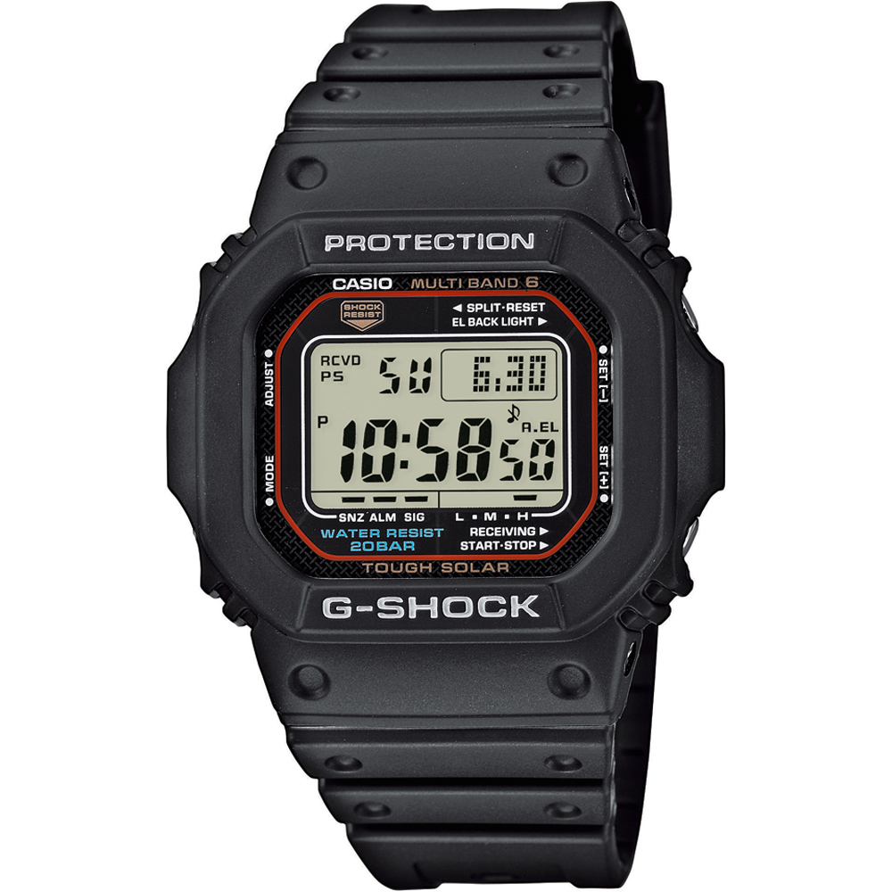 G-Shock Classic Style GW-M5610-1ER Solar Waveceptor Watch