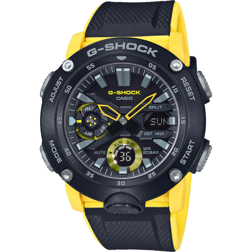 G-Shock Classic Style GA-2000-1A9ER Carbon Core Watch