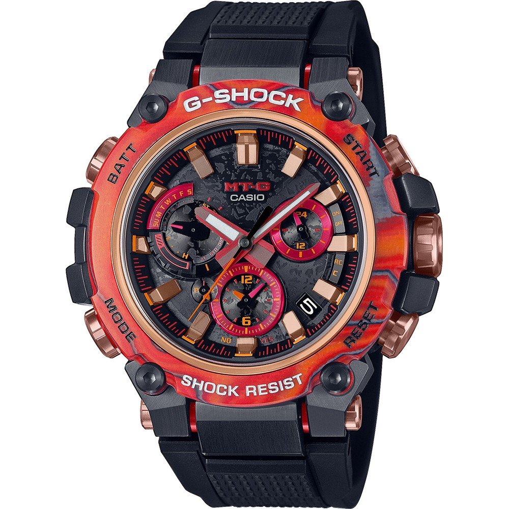 G-Shock MT-G MTG-B3000FR-1AER Flare Red 40th Anniversary Edition Watch