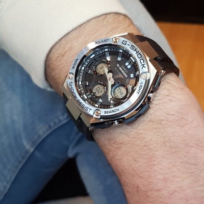 G-Shock G-Steel GST-W110-1AER G-Steel Tough Solar Watch • EAN: 4971850028222 • hollandwatchgroup.com G-Shock G-Steel GST-W110-1AER G-Steel Tough Solar Watch • EAN: 4971850028222 • hollandwatchgroup.com