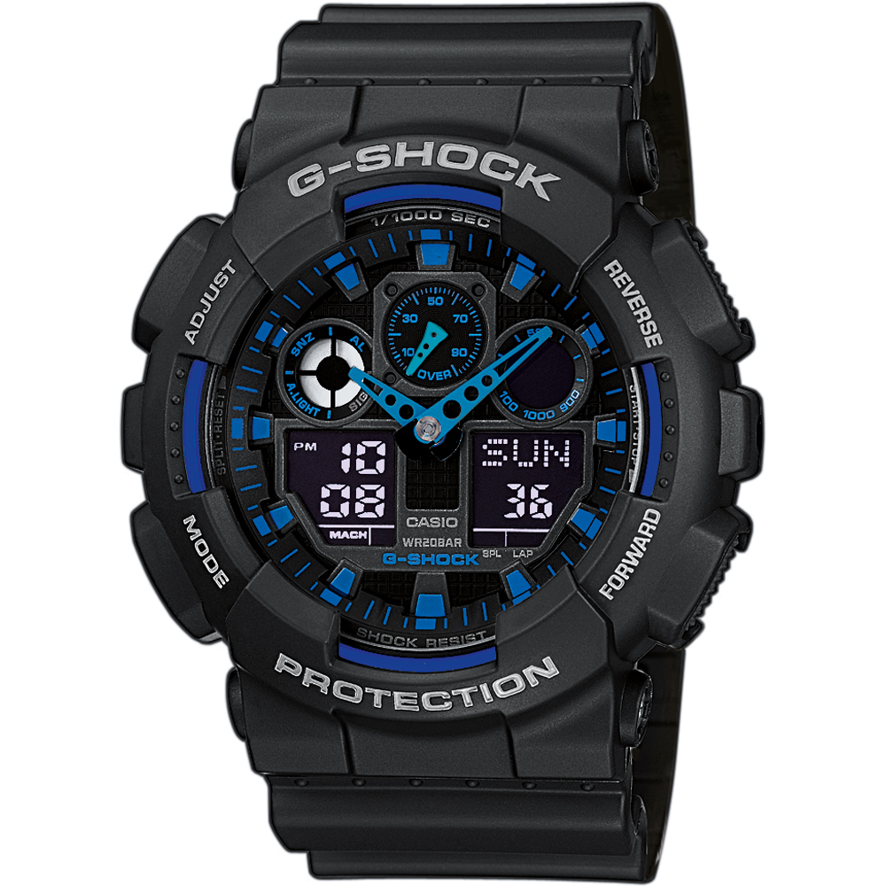 G-Shock Classic Style GA-100-1A2ER Ana-Digi Watch