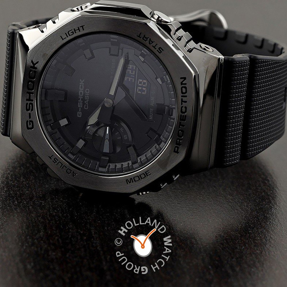 G-Shock G-Metal GM-2100BB-1AER Metal Covered CasiOak Watch • EAN