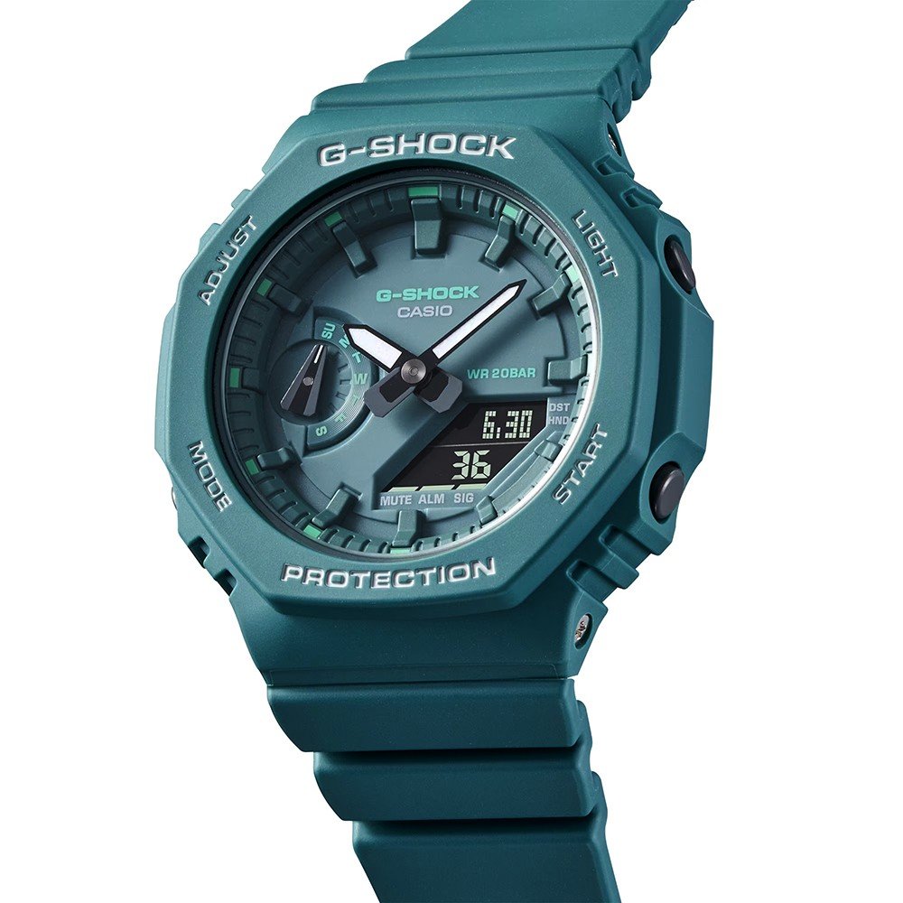 G-Shock G-MS GMA-S2100GA-3AER Green Accent Colors • EAN: hollandwatchgroup.com