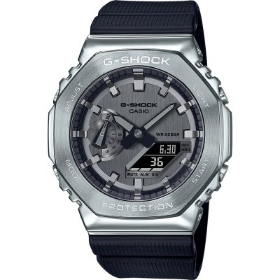 G-Shock G-Metal GM-2100-1AER Metal Covered CasiOak Watch • EAN:  4549526307034 •