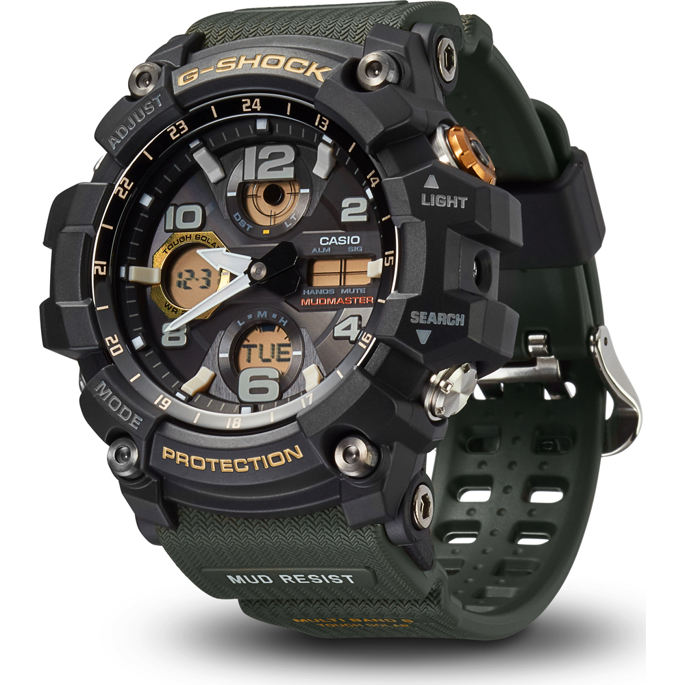 G-Shock Mudmaster GWG-100-1A3ER Watch EAN: 4549526176500 • hollandwatchgroup.com