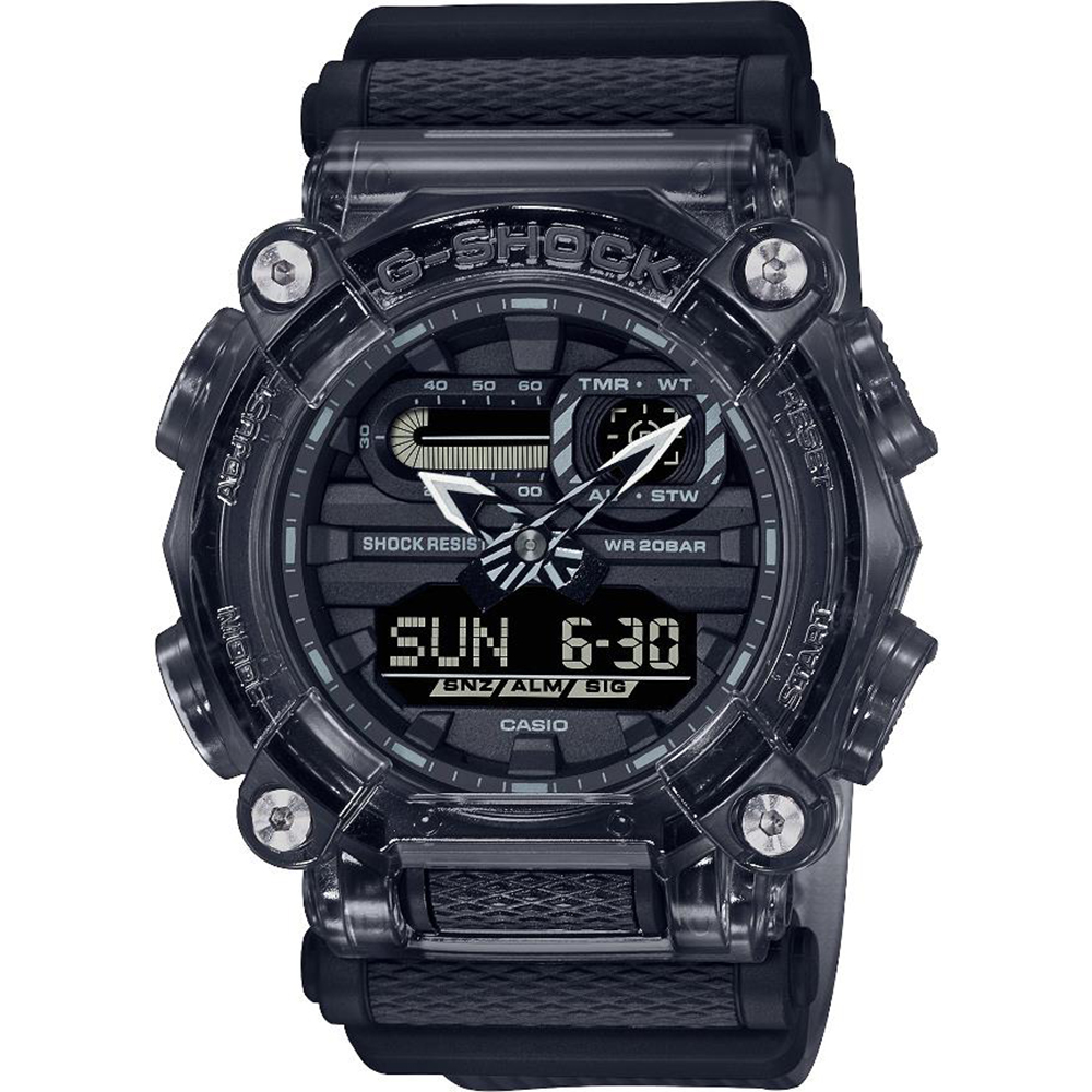 G-Shock Classic Style GA-900SKE-8AER Skeleton Series - Black Watch