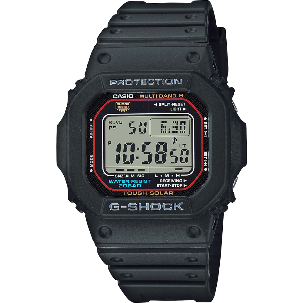 G-Shock Classic Style GW-M5610U-1ER Solar Waveceptor Watch