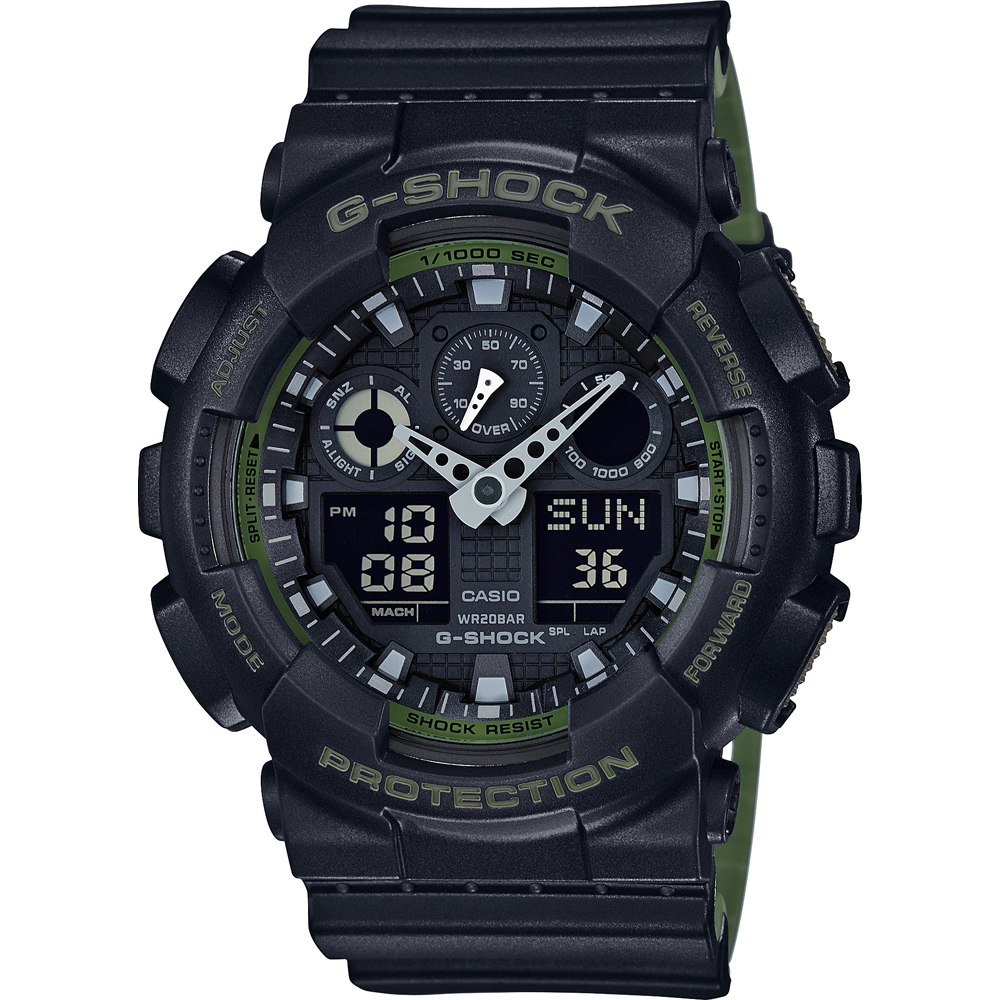 G-Shock Classic Style GA-100L-1AER Ana-Digi - Layered Color Watch