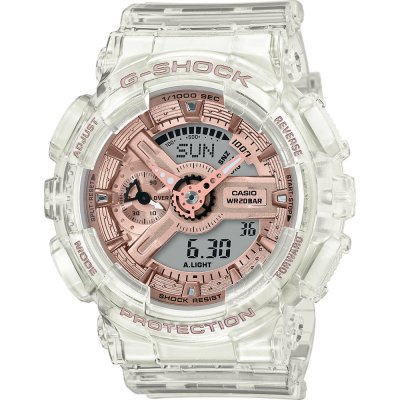 G-Shock GMA-S110SR-7A Skeleton Rose Gold Watch