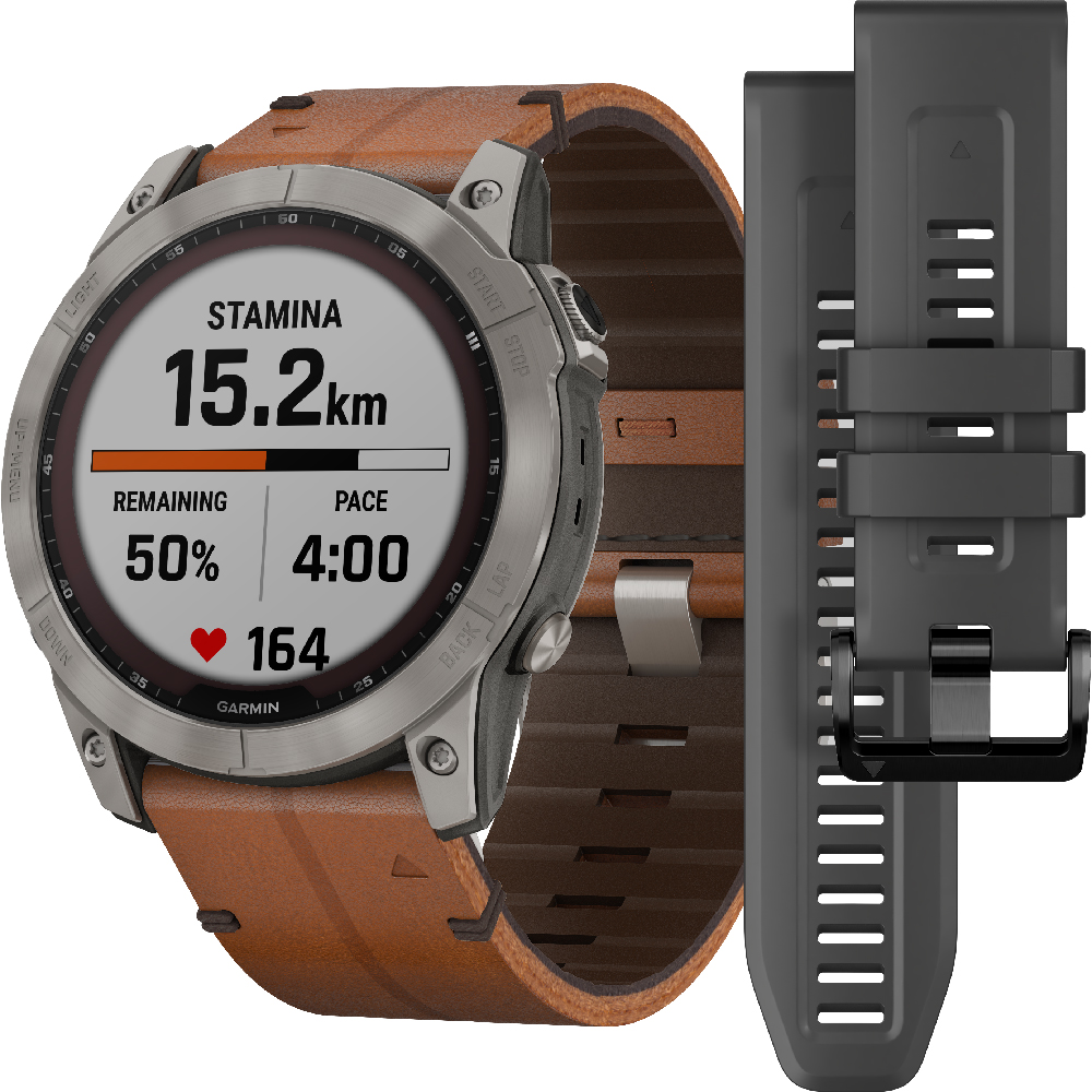 Garmin Fenix 010-02541-19 Fenix 7X Sapphire Solar Watch