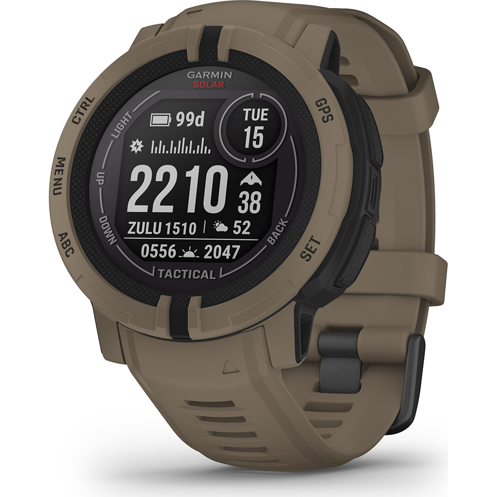 Garmin Instinct 010-02627-04 Instinct 2 Solar Tactical - Coyote Tan Watch