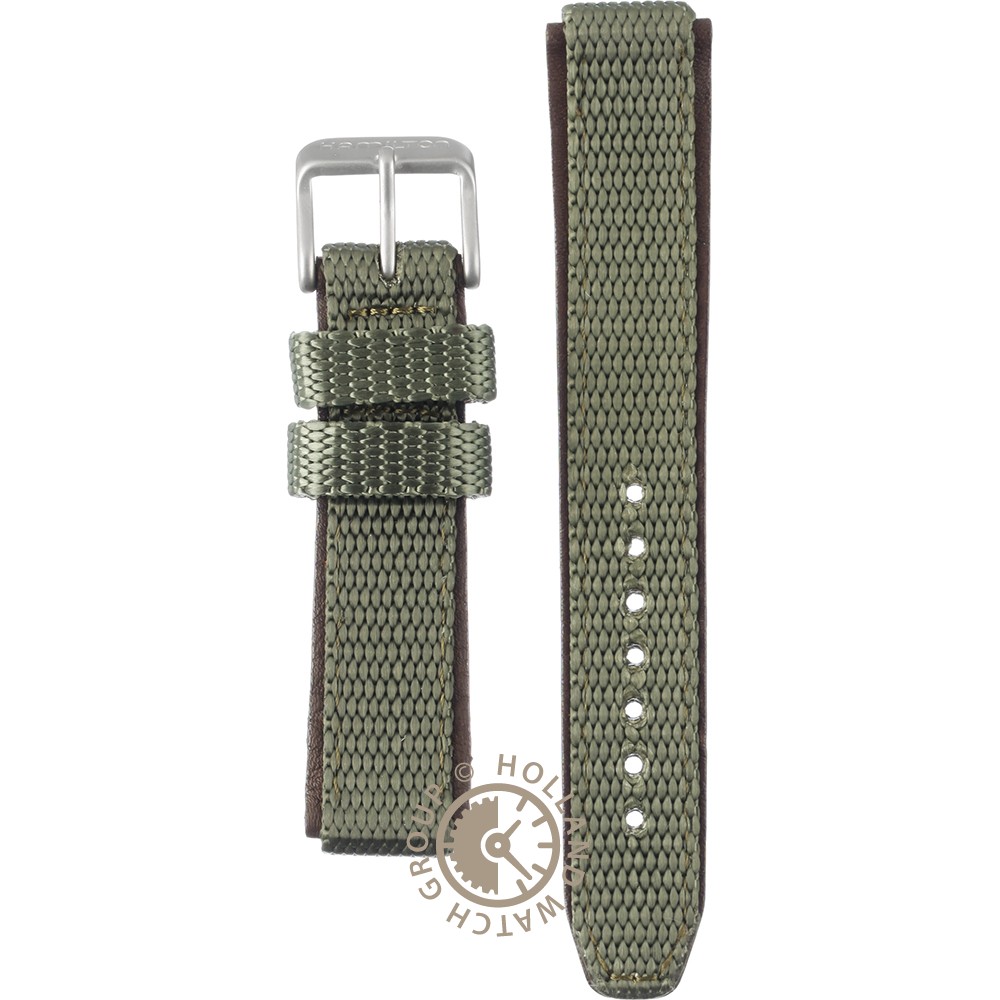 Hamilton Straps H693.683.101 Khaki Field Strap • Official dealer