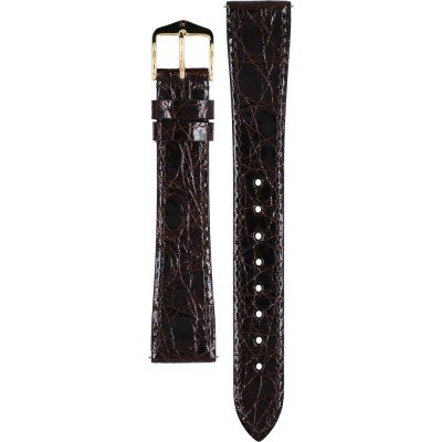 Hirsch 01808010-1-17 Genuine Croco Strap