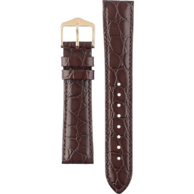 Hirsch 12302810NQ-1-18 Crocograin Strap
