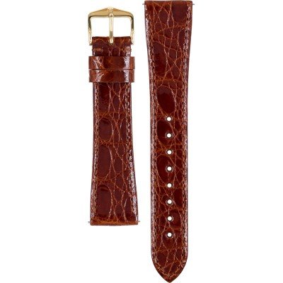 Hirsch 18920870-1-20 Genuine Croco Strap