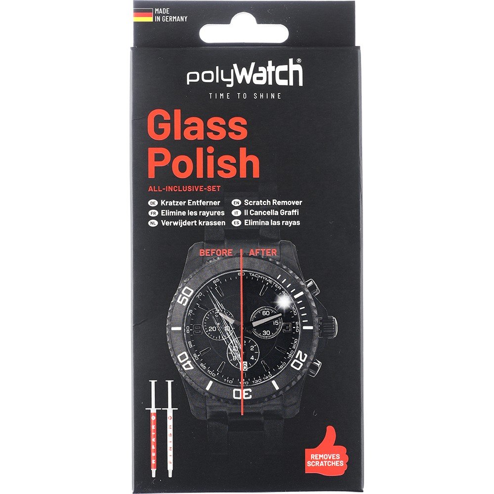 HWG Accessories POLYGLASS Polywatch glass polish Cleaning and maintenance
