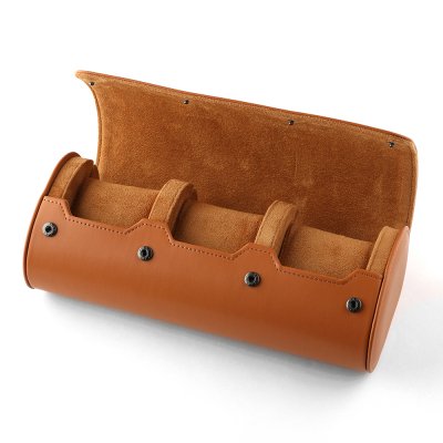 HWG WATCHROLL-THREE-LBR Watchroll Three Lightbrown Watch box