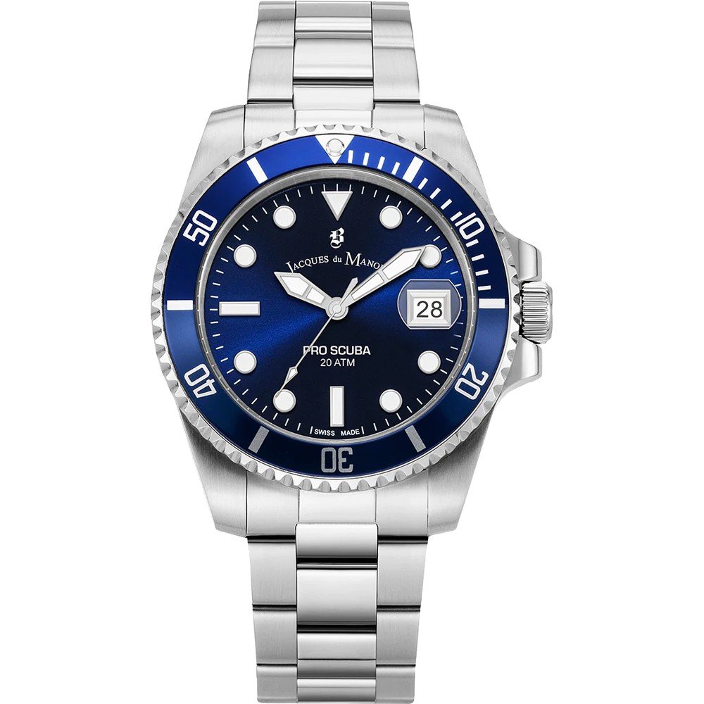 ジャンクジャーナル French Blue 2 Jacques du Manoir Pro Scuba JWG02802 Watch • EAN: 7640338956230