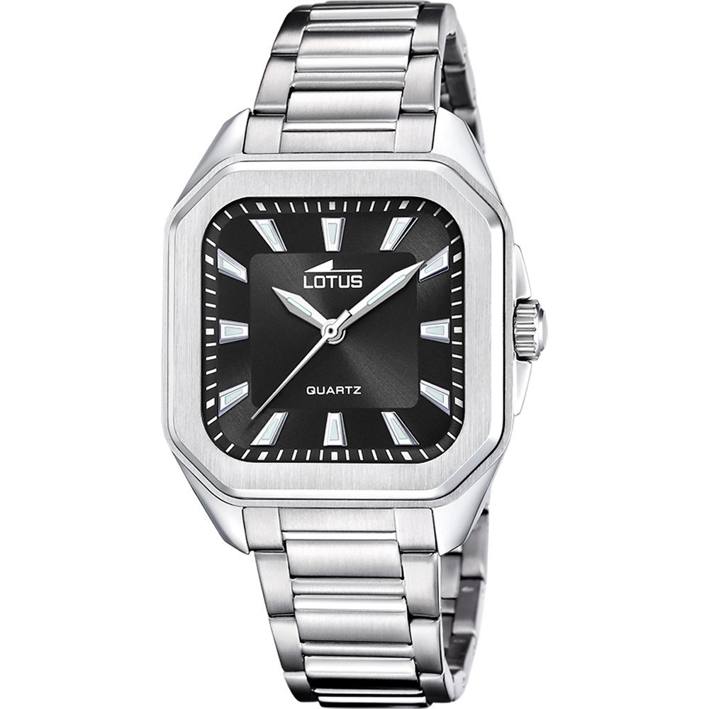 Lotus Orologio 18117/4 Da Uomo – Cassa In Acciaio INOX, Vetro Minerale, Design Classico Circolare