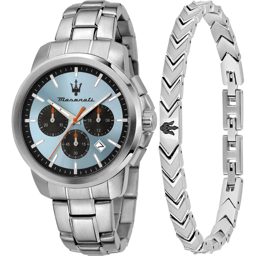その他 Marcelo1303 Maserati Successo R8873621045 Successo Chrono Set Watch • EAN