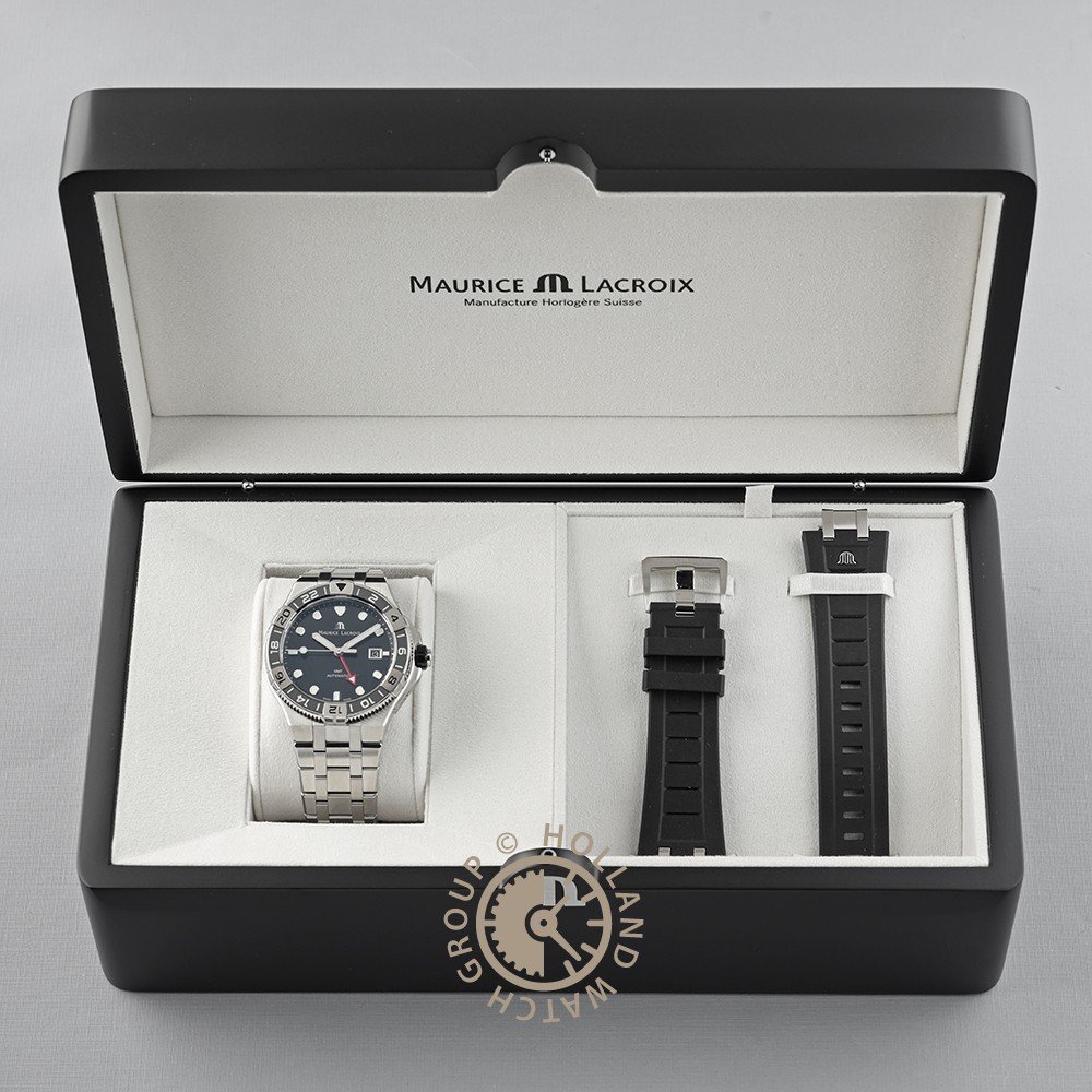 Maurice Lacroix Aikon AI6158-SS00F-330-A Aikon Venturer GMT Watch