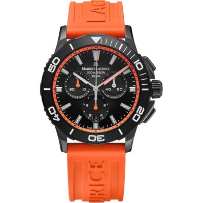Maurice Lacroix Pontos PT1038-DLB00-330-6 Pontos S Solar Chronograph Watch