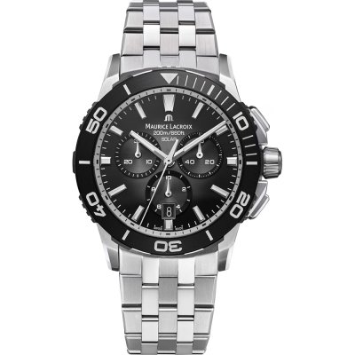 Maurice Lacroix Pontos PT1038-SSL22-330-1 Pontos S Solar Chronograph Watch