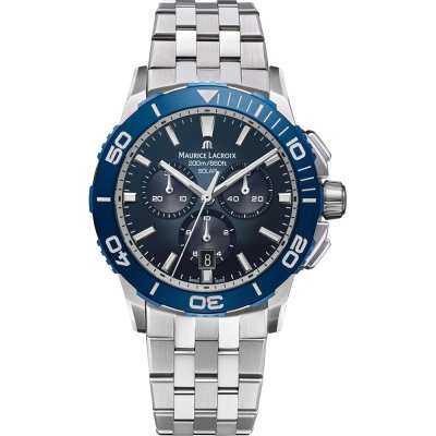Maurice Lacroix Pontos PT1038-SSL42-430-1 Pontos S Solar Chronograph Watch