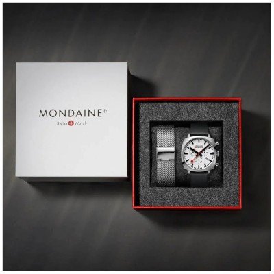 Mondaine MSL.41410.LBV.SET Grand Cushion Watch