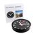 Medium black Swiss design clock with sweeping seconds Spring Summer Collection Mondaine